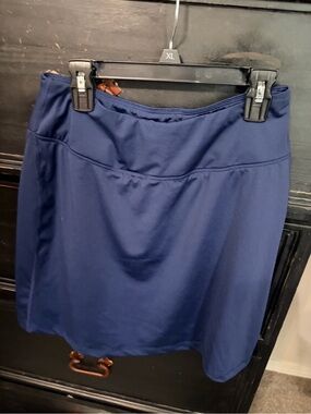 Women’s Navy Active Skort - Comfortable A-Line Performance Skirt